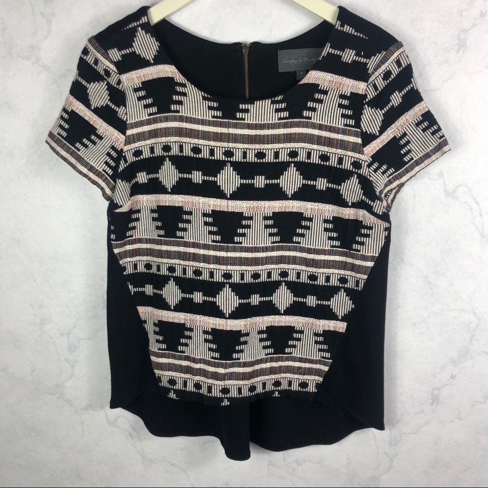 [Anthropologie] Printed High Low Top